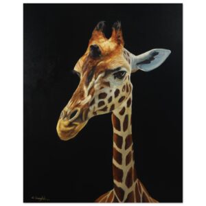 Giraffe print of Original by G.MammanoArt Premium Matte Paper Poster 40x50 cm / 16x20″