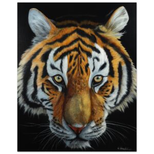 Tiger Print of the original oil Painting by G.MammanoArt Premium Matte Paper Poster 40x50 cm / 16x20″
