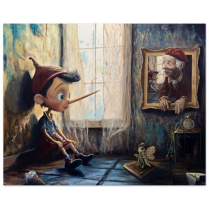 Pinocchio Premium Matte Paper Print 40x50 cm / 16x20″
